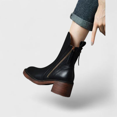 Manon - Bottines en cuir