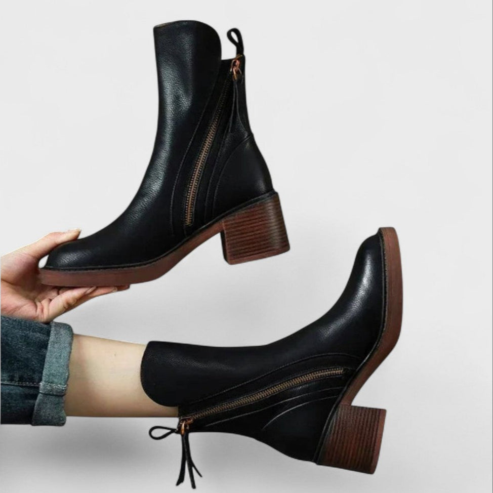 Manon - Bottines en cuir