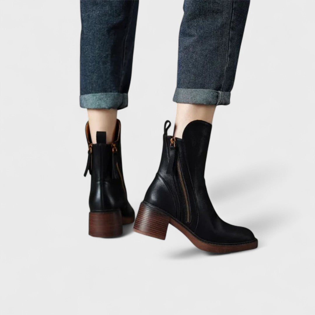 Manon - Bottines en cuir