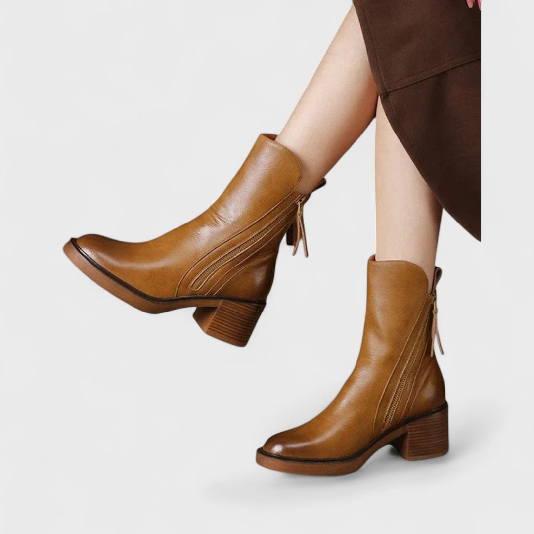 Manon - Bottines en cuir