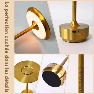 Feng shui Lampe LED Sans Fil en Aluminium – L’Élégance des Hôtels de Luxe, Chez Vous