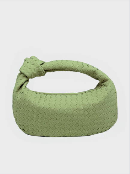 Sac tressé en daim moyen