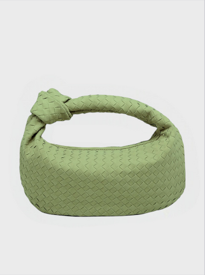 Sac tressé en daim moyen