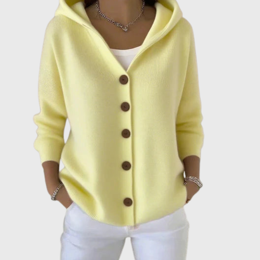 Mathilde | Cardigan à capuche tendance