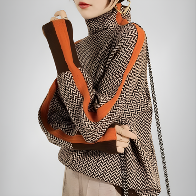 Victoire - Pull col roulé mélangé