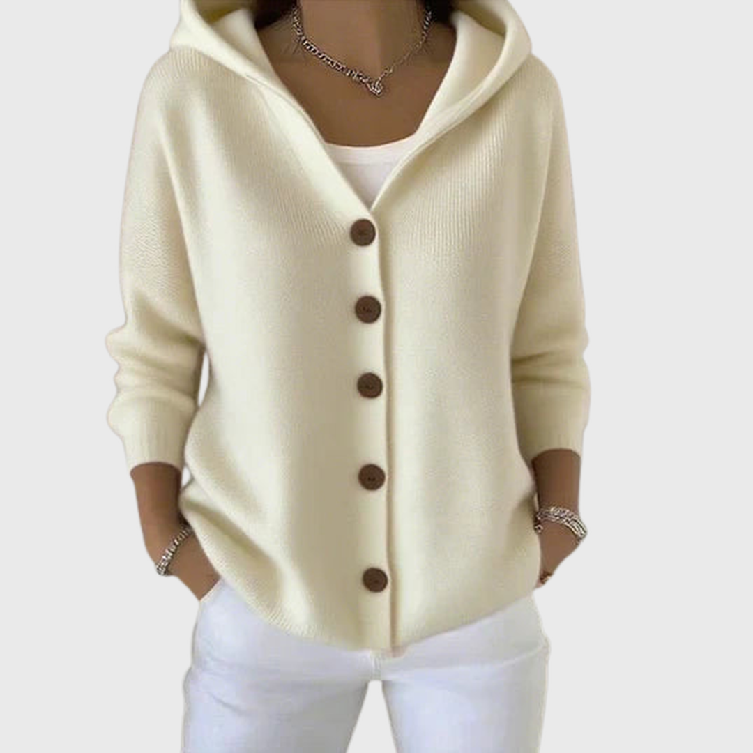 Mathilde | Cardigan à capuche tendance