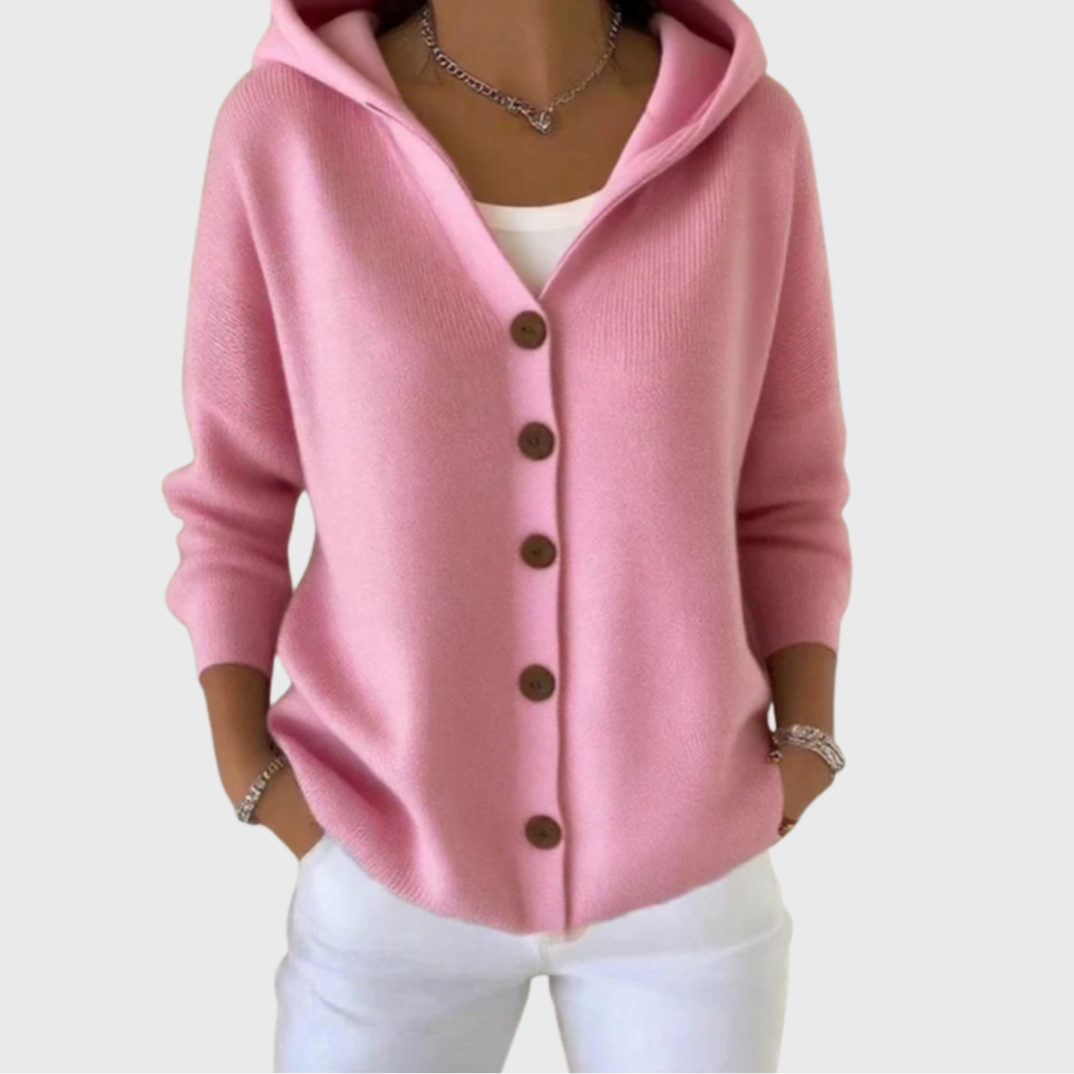 Mathilde | Cardigan à capuche tendance