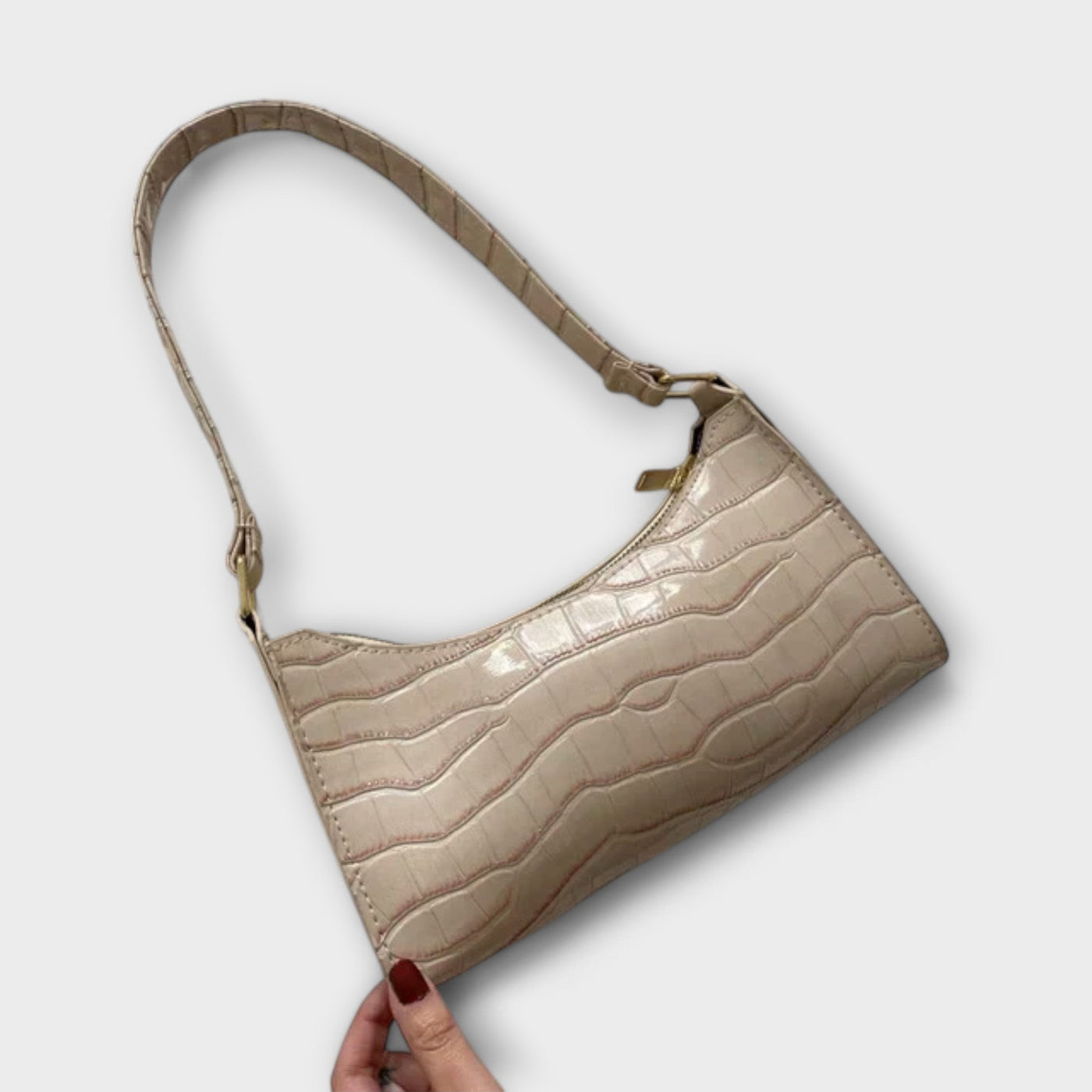Romane - Sac en cuir brillant