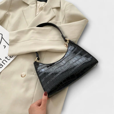 Romane - Sac en cuir brillant