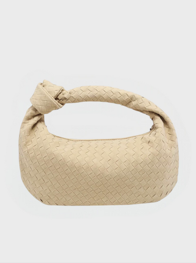 Sac tressé en daim moyen