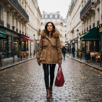 Aurore - Manteau Élégance Urbaine & Confort d’Hiver